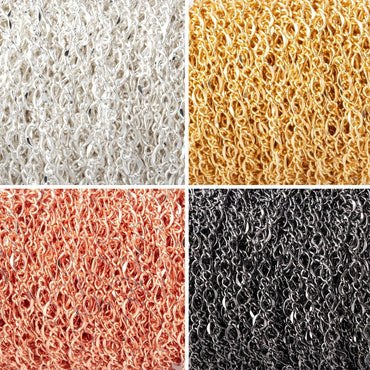 3 Feet - 3mm Oval & Twist Link Chain (ONLINE ORDER ONLY)