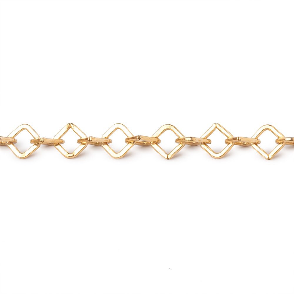 3 Feet - 4mm Flat Square Oval Link Chain (ONLINE ORDER ONLY)