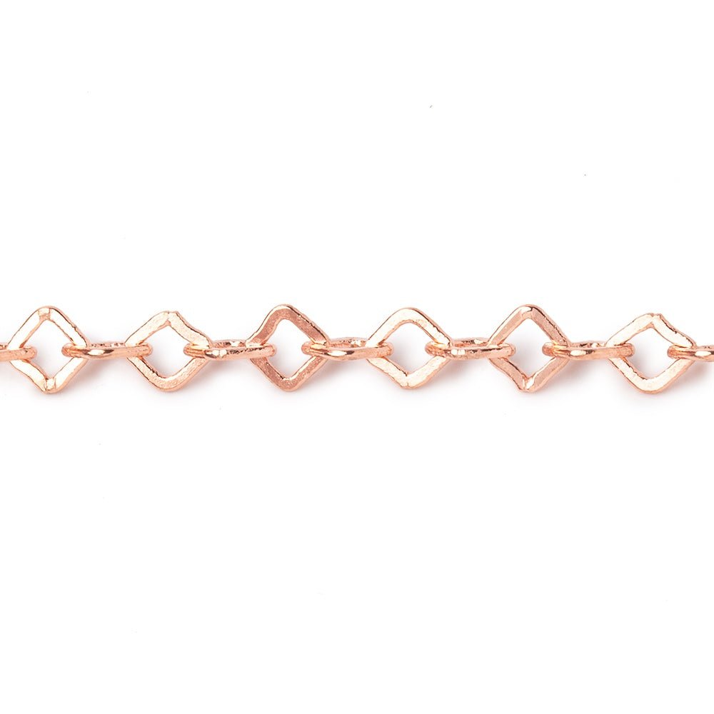 3 Feet - 4mm Flat Square Oval Link Chain (ONLINE ORDER ONLY)