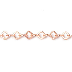 3 Feet - 4mm Flat Square Oval Link Chain (ONLINE ORDER ONLY)