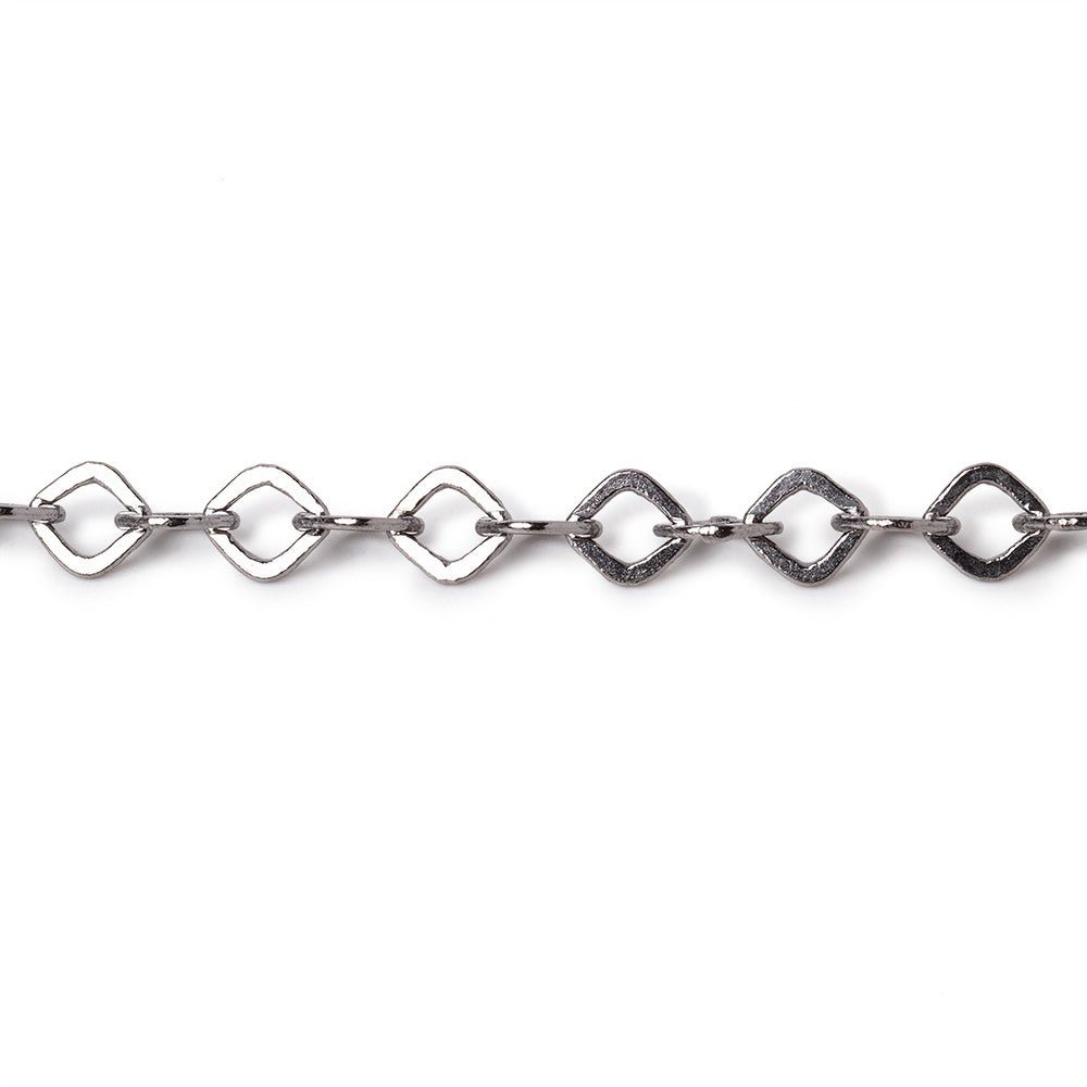 3 Feet - 4mm Flat Square Oval Link Chain (ONLINE ORDER ONLY)