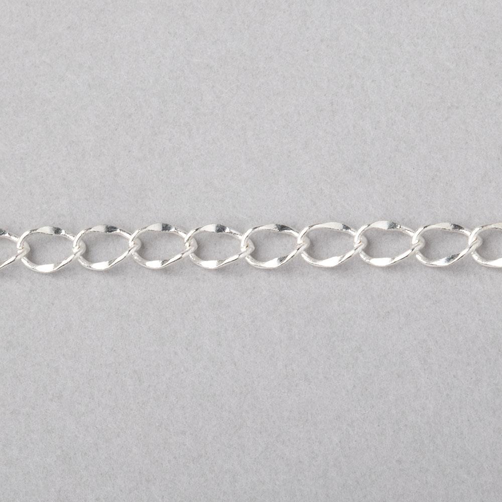 3 Feet - 4mm Twist Oval Link Chain (ONLINE ORDER ONLY)