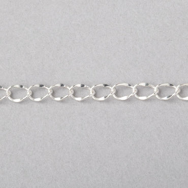 3 Feet - 4mm Twist Oval Link Chain (ONLINE ORDER ONLY)