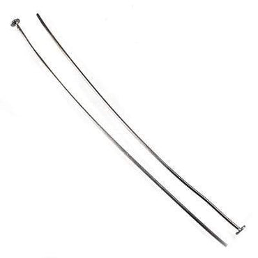 3" length Disc Headpin Black Gold plated .925 Silver, 22 Gauge Wire, 10 pieces per Bag (ONLINE ORDER ONLY)