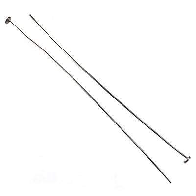 3" length Disc Headpin Black Gold plated .925 Silver, 24 Gauge Wire, 10 pieces per Bag (ONLINE ORDER ONLY)