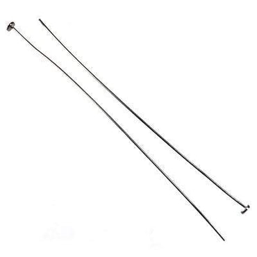 3" length Disc Headpin Black Gold plated .925 Silver, 24 Gauge Wire, 10 pieces per Bag (ONLINE ORDER ONLY)