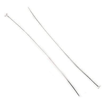 3" length Sterling Silver Disc Headpin, 22 Gauge Wire, 10 pieces per Bag (ONLINE ORDER ONLY)