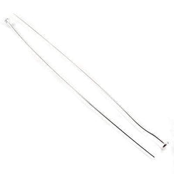 3" length Sterling Silver Disc Headpin, 24 Gauge Wire, 10 pieces per Bag (ONLINE ORDER ONLY)