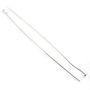 3" length Sterling Silver Disc Headpin, 24 Gauge Wire, 10 pieces per Bag (ONLINE ORDER ONLY)