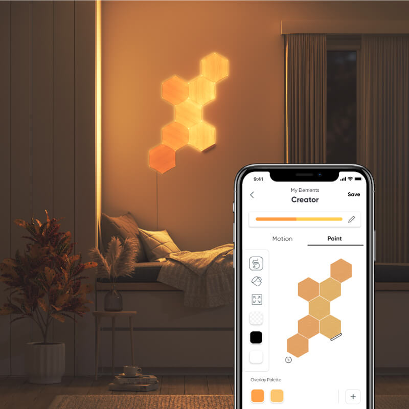 Elements Smarter Kit (7 Panels) | Hexagons
