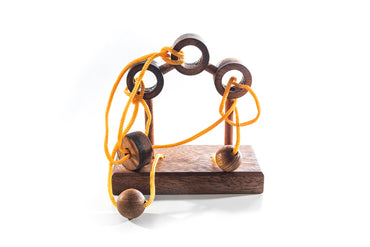 3 Posts String Brain Teaser Puzzle (Online Order Only)