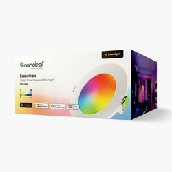 Nanoleaf Essentials | Smart Downlight | NA- 650Lm | White | 4" | 2700K-6500K | 100V -120V | 9W | 4PK (Online Order Only)