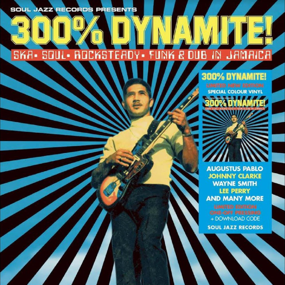 Soul Jazz Records Presents - 300% DYNAMITE! Ska, Soul, Rocksteady, Funk and Dub in Jamaica [Blue RSD 04/20/2024] [Vinyl] (ONLINE ORDER ONLY)