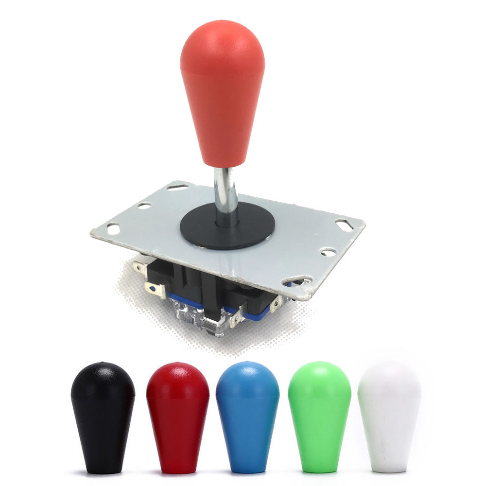 8-Way Arcade Joystick with Oval Ball Top – DIY Fighting Stick for MAME & Cabinets (Online Only)