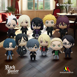 Black Butler 3D Foam Bag Clip Bling Bag