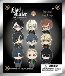 Black Butler 3D Foam Bag Clip Bling Bag
