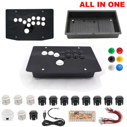 DIY Leverless-Style Joystick All Button Fighting Game Controllers Kit Panel Case Buttons Encoder (Online Only)