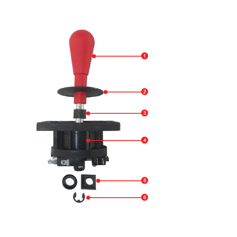 HAPP Competition Style Joystick 8 Way Arcade MAME JAMMA Multicade Machine (Online Only)