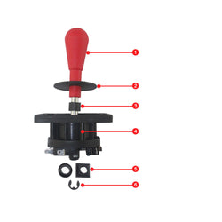 HAPP Competition Style Joystick 8 Way Arcade MAME JAMMA Multicade Machine (Online Only)