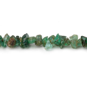 3-7mm Colombian Emerald Chips 13 inch 145 Beads (ONLINE ORDER ONLY)