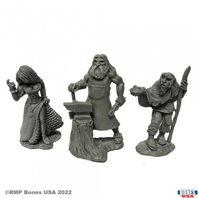 Reaper Bones: Townsfolk (ONLINE ORDER ONLY)