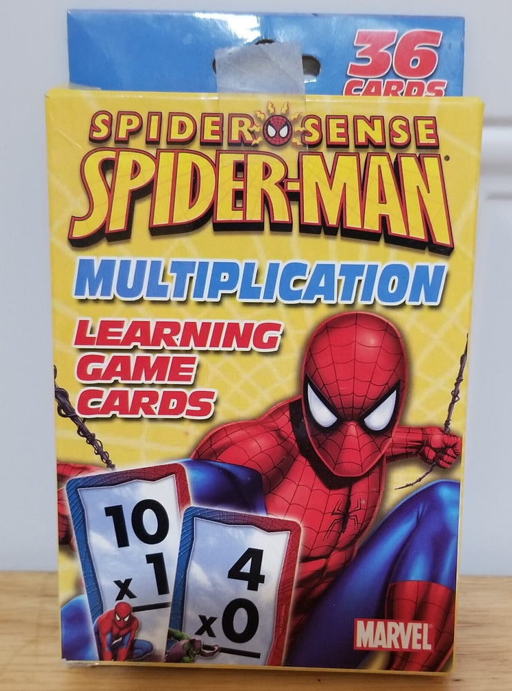 Marvel Flash Cards - Spider-Man Multiplication Learning Game