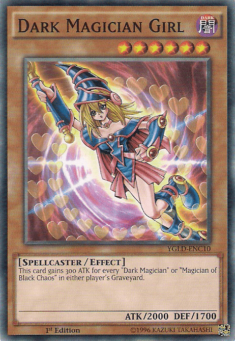 Dark Magician Girl [YGLD-ENC10] Common (ONLINE ORDER ONLY)