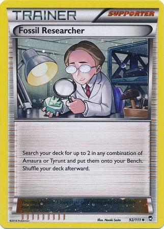 Fossil Researcher (92/111) (Cosmos Holo) [XY: Furious Fists] (Online Only)