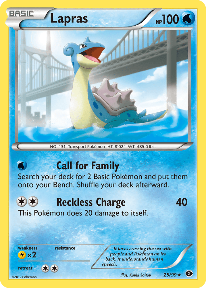 Lapras (25/99) [Black & White: Next Destinies] (Online Only)