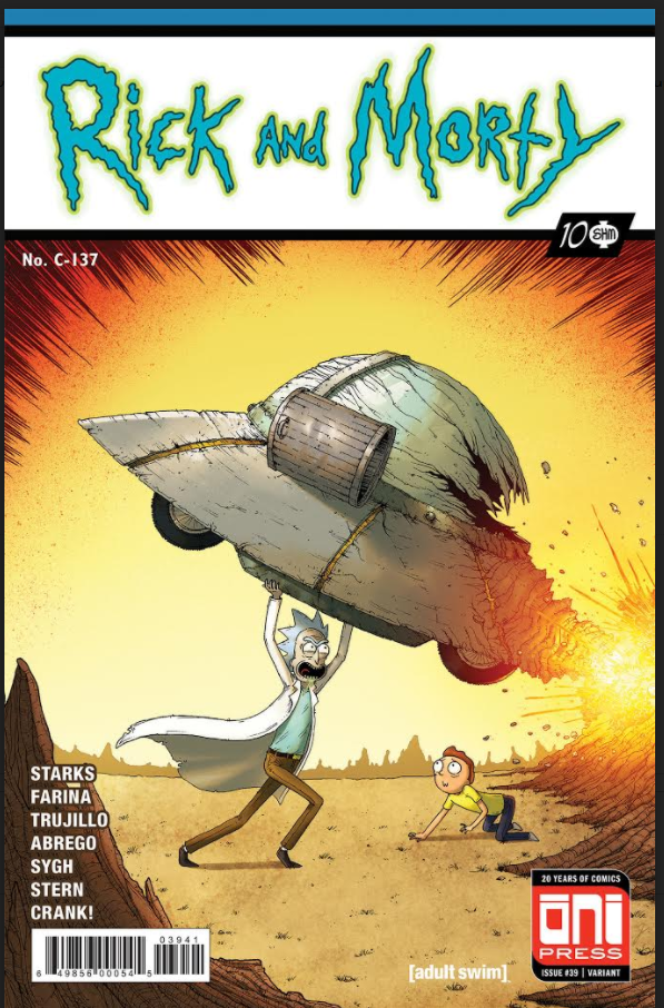 Rick & Morty 39 Mike Vasquez Action Comics 1 Superman Homage Variant (06/27/2018) (ONLINE ORDER ONLY)