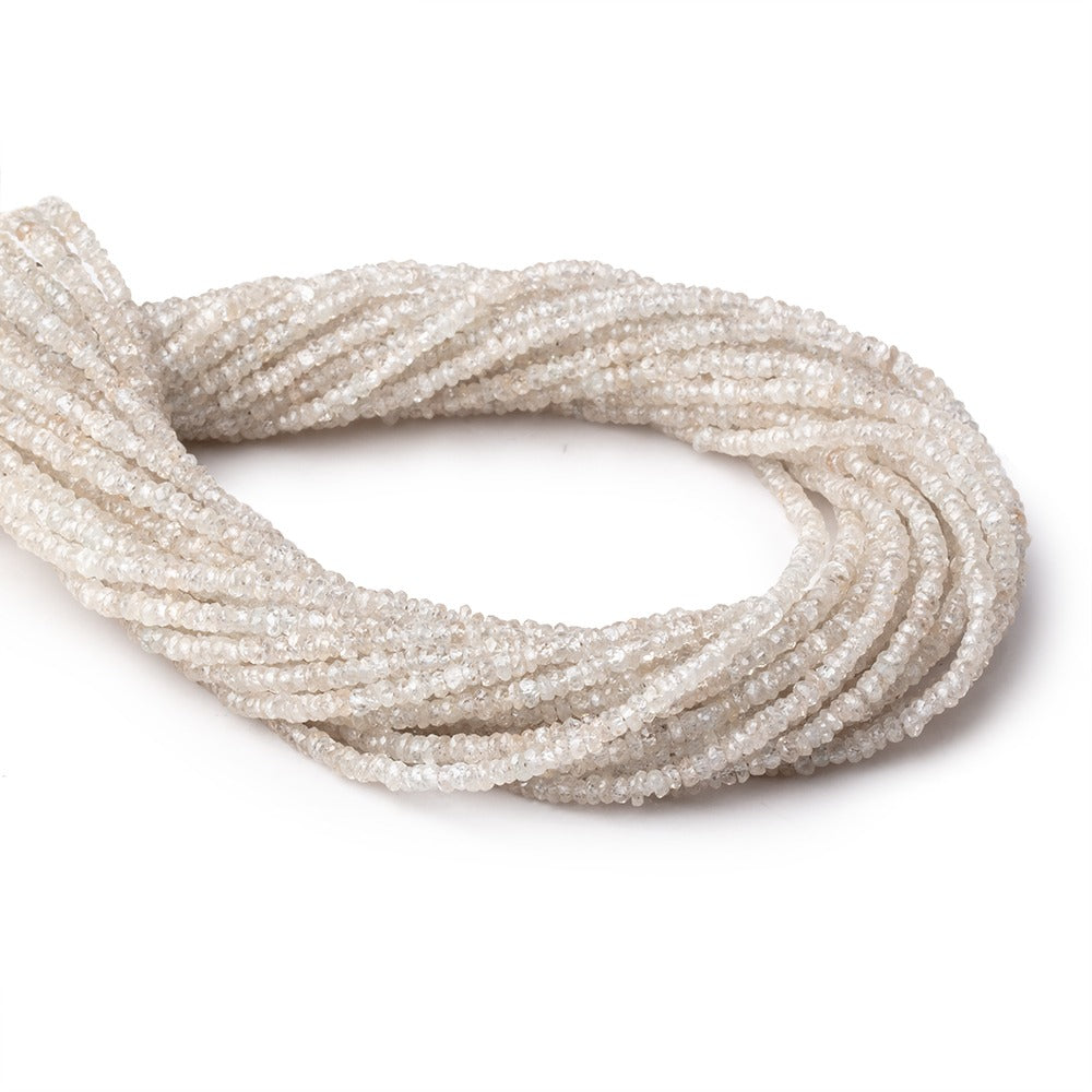 3mm Champagne Zircon Faceted Rondelle Beads 13 inches 210 beads (ONLINE ORDER ONLY)