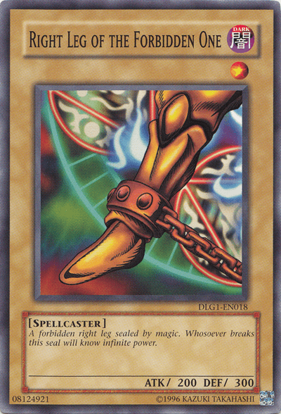 Right Leg of the Forbidden One [DLG1-EN018] Common (ONLINE ORDER ONLY)