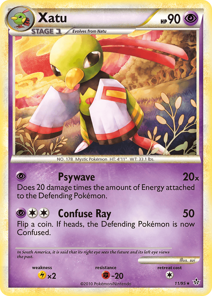 Xatu (11/95) [HeartGold & SoulSilver: Unleashed] (Online Only)
