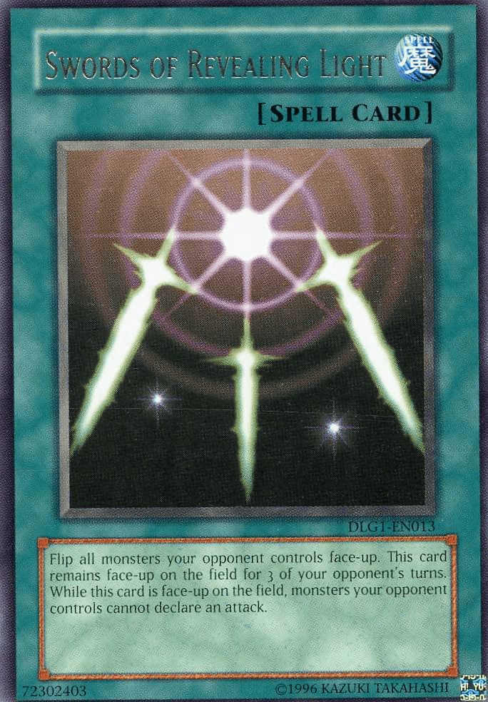 Swords of Revealing Light [DLG1-EN013] Rare (ONLINE ORDER ONLY)
