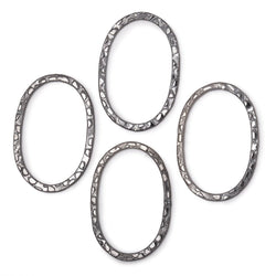 30x20mm Stamped Oval Charm Set of 4 pieces (ONLINE ORDER ONLY)