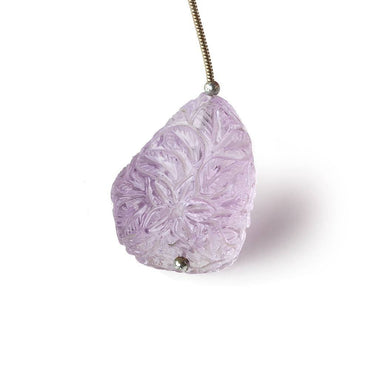 30x22x15mm Ametrine Floral Carved Nugget Focal Bead 1 piece (ONLINE ORDER ONLY)