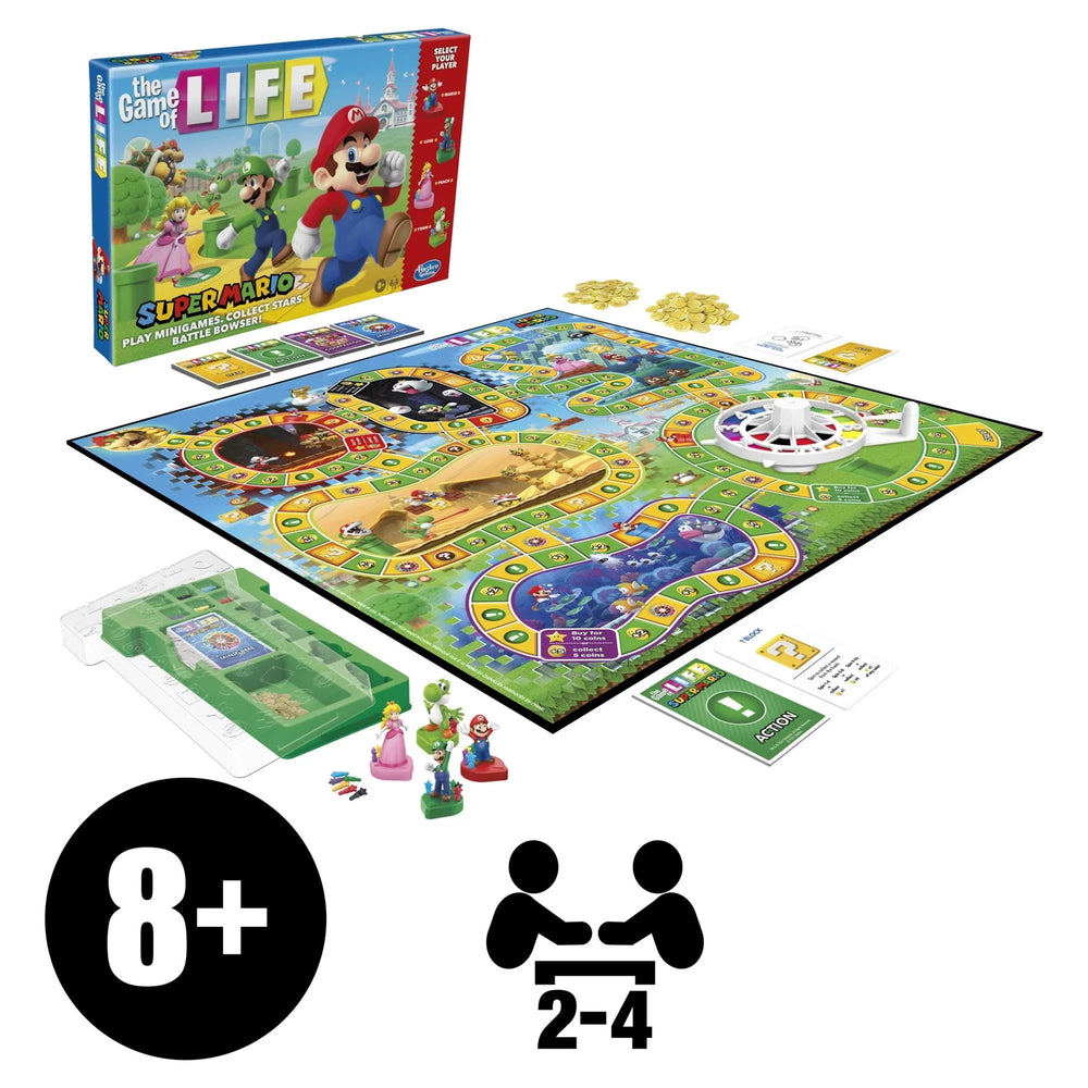 The Game of Life: Super Mario Edition Board Game (ONLINE ORDER ONLY)