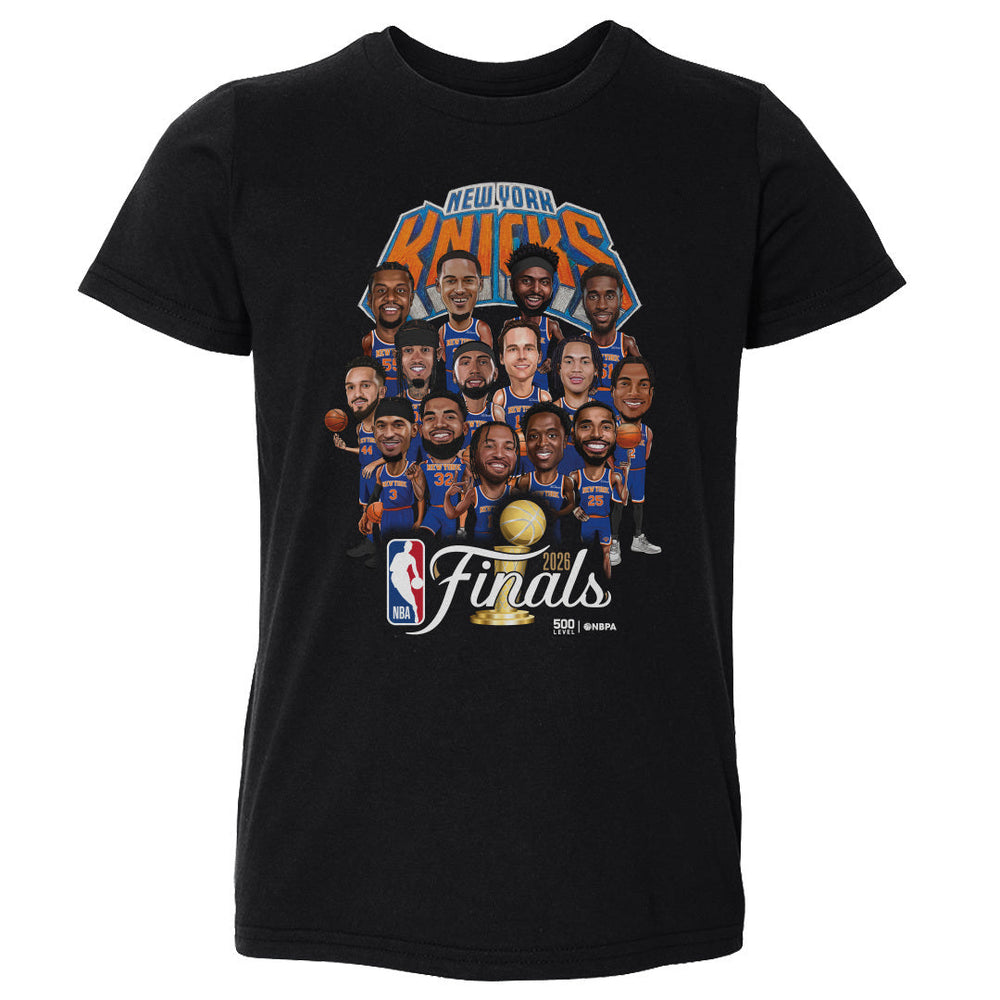New York Knicks NBA Finals 2026 Caricature WHT (ONLINE ORDER ONLY)