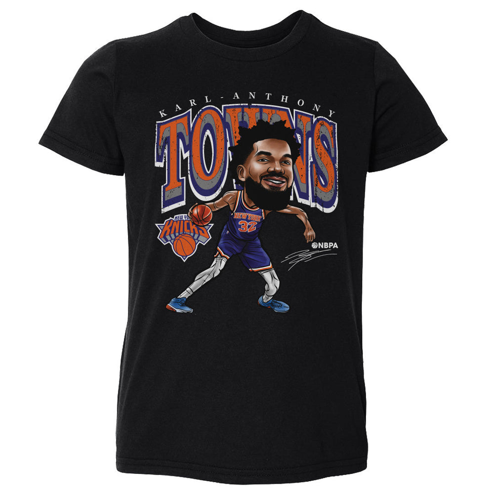 Karl-Anthony Towns New York Knicks Cartoon WHT (ONLINE ORDER ONLY)