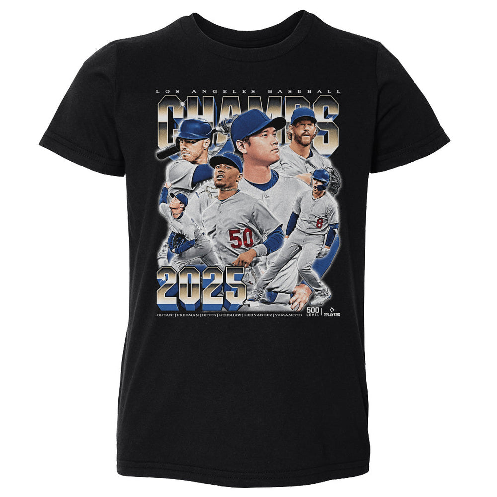 Los Angeles D Baseball 2025 Champs Vintage WHT (ONLINE ORDER ONLY)