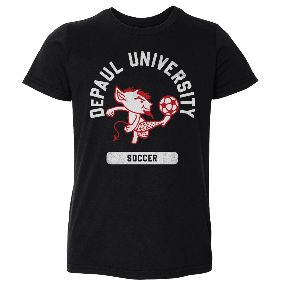 DePaul Blue Demons Mascot Soccer WHT
