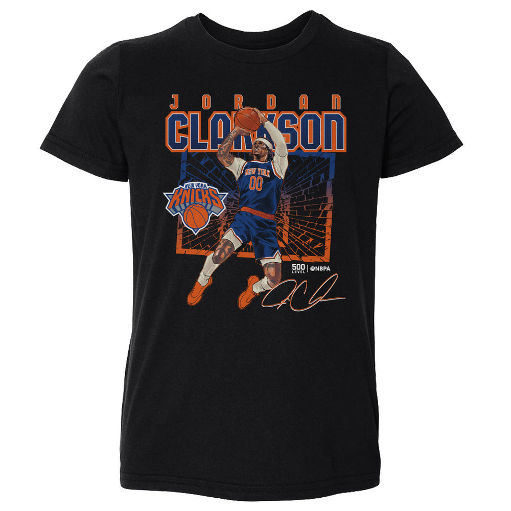 Jordan Clarkson New York Knicks Shattered WHT (ONLINE ORDER ONLY)