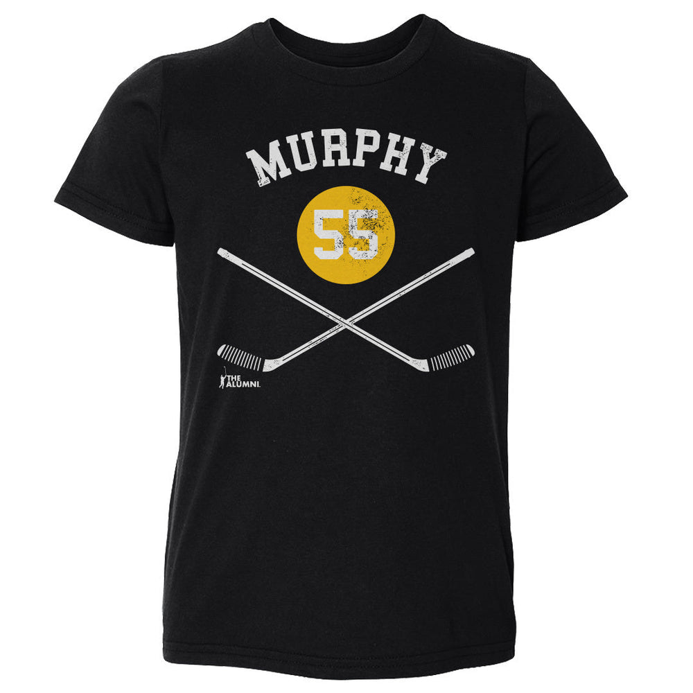 Larry Murphy Pittsburgh 55 Sticks WHT