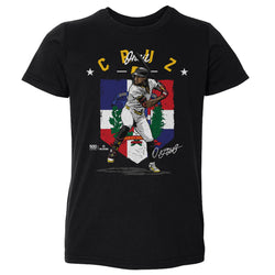 Oneil Cruz Pittsburgh Country Flag WHT