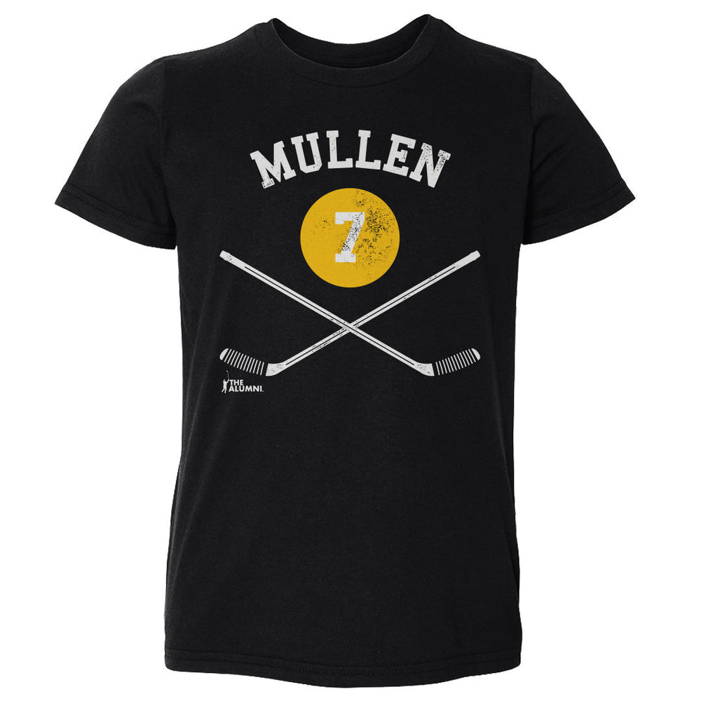 Joe Mullen Pittsburgh 7 Sticks WHT