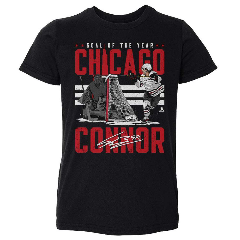 Connor Bedard Chicago Goal Of The Year WHT (ONLINE ORDER ONLY)