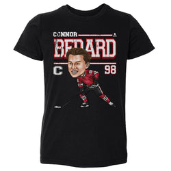 Connor Bedard Chicago Cartoon WHT (ONLINE ORDER ONLY)