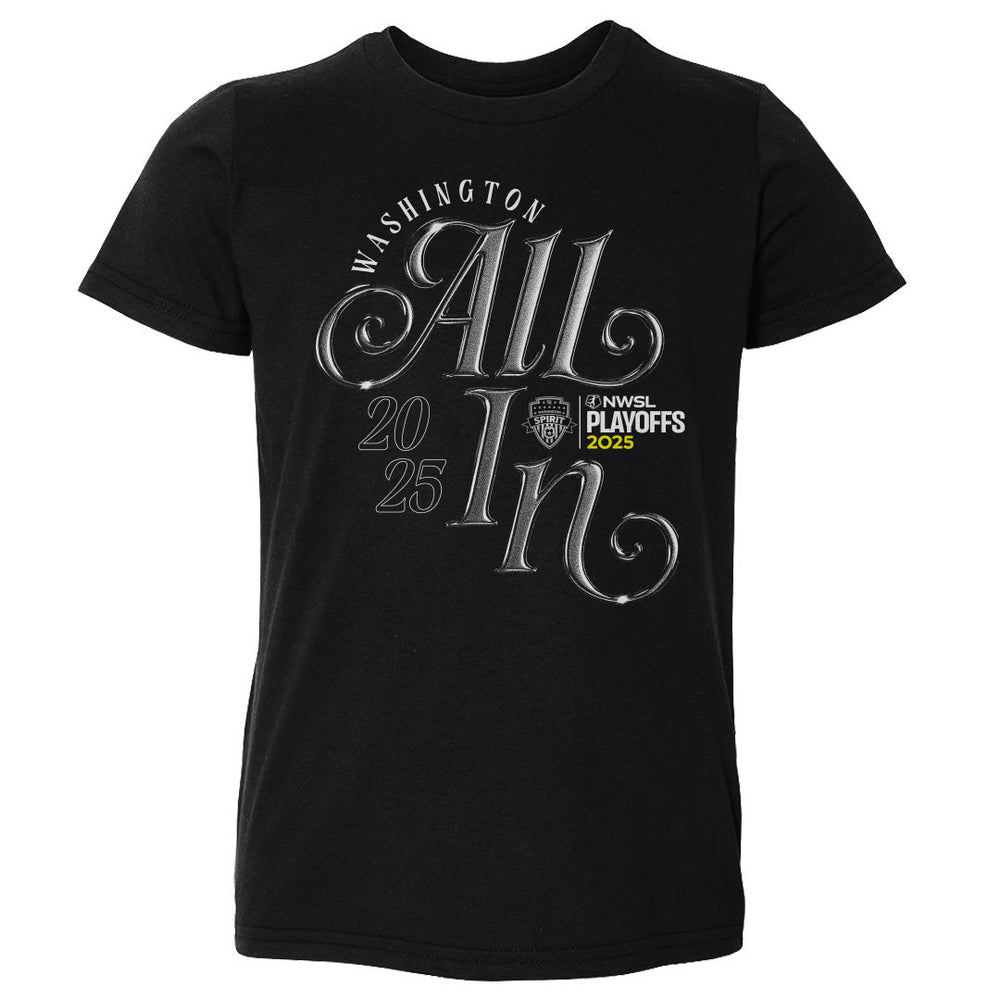 Washington Spirit NWSL Playoff All In 2025 WHT (ONLINE ORDER ONLY)