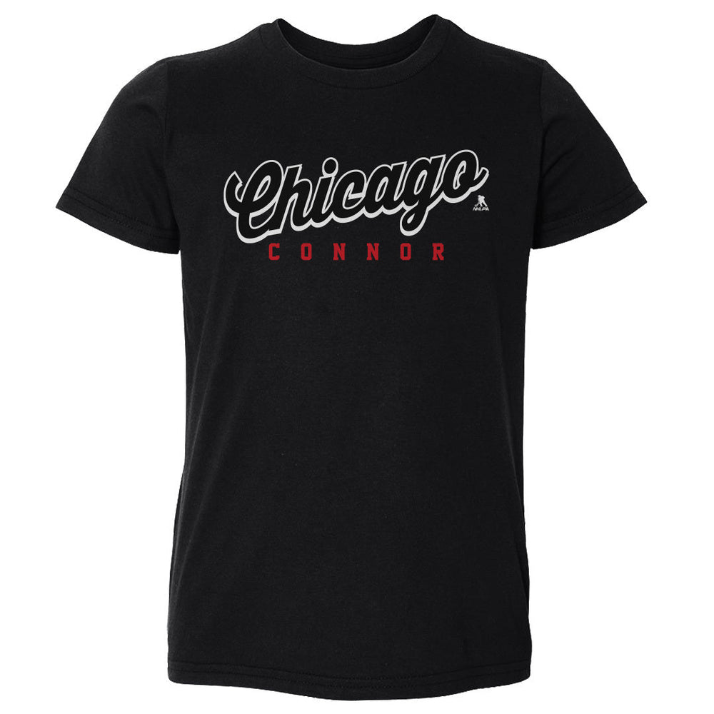 Connor Bedard Chicago Script Connor WHT (ONLINE ORDER ONLY)