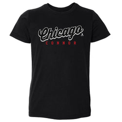 Connor Bedard Chicago Script Connor WHT (ONLINE ORDER ONLY)